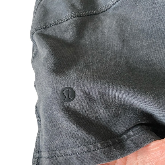 Lululemon Loop Back Short Black Gray Women’s Size 4 - Picture 4 of 6